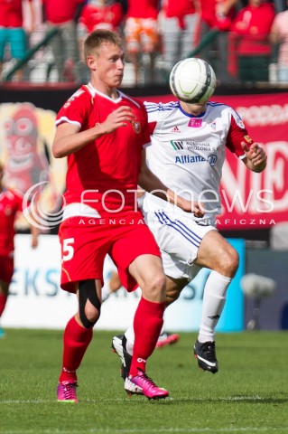  10.08.2013 LODZ PILKA NOZNA T-MOBILE EKSTRAKLASA SEZON 2013/2014 FOOTBALL POLISH EKSTRAKLASA SEASON WIDZEW LODZ - GORNIK ZABRZE N/Z EDUARDS VISNAKOVS  