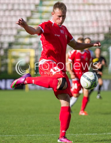  10.08.2013 LODZ PILKA NOZNA T-MOBILE EKSTRAKLASA SEZON 2013/2014 FOOTBALL POLISH EKSTRAKLASA SEASON WIDZEW LODZ - GORNIK ZABRZE N/Z EDUARDS VISNAKOVS SYLWETKA   