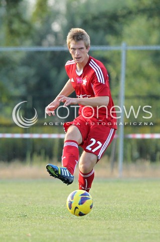  11.08.2013 MIELEC PILKA NOZNA<br />MECZ KONTROLNY MECZ TOWARZYSKI<br />STAL MIELEC - WISLA KRAKOW<br />N/Z MICHAL NALEPA SYLWETKA<br /> 