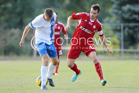  11.08.2013 MIELEC PILKA NOZNA<br />MECZ KONTROLNY MECZ TOWARZYSKI<br />STAL MIELEC - WISLA KRAKOW<br />N/Z PAWEL BROZEK<br /> 