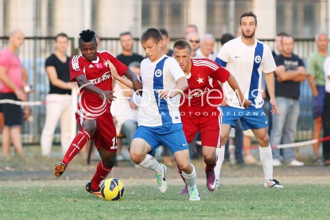  11.08.2013 MIELEC PILKA NOZNA<br />MECZ KONTROLNY MECZ TOWARZYSKI<br />STAL MIELEC - WISLA KRAKOW<br />N/Z EMMANUEL SARKI<br /> 