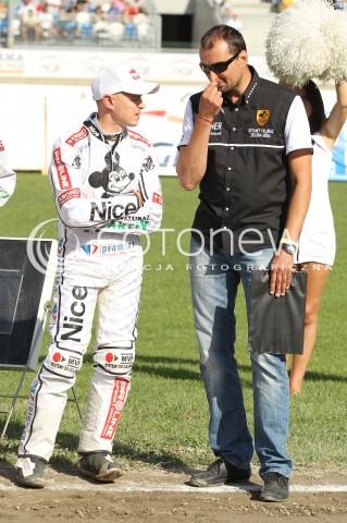  15.08.2013 RZESZOW ZUZEL SPEEDWAY ENEA EKSTRALIGA MECZ PGE MARMA RZESZOW - STELMET FALUBAZ ZIELONA GORA<br />N/Z JAROSLAW HAMPEL RAFAL DOBRUCKI SYLWETKA<br /> 