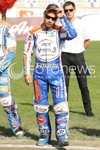  15.08.2013 RZESZOW ZUZEL SPEEDWAY ENEA EKSTRALIGA MECZ PGE MARMA RZESZOW - STELMET FALUBAZ ZIELONA GORA<br />N/Z NICKI PEDERSEN SYLWETKA<br /> 