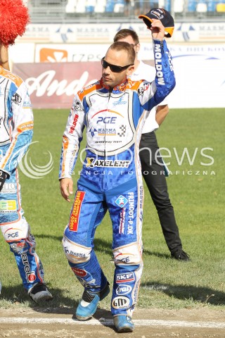  15.08.2013 RZESZOW ZUZEL SPEEDWAY ENEA EKSTRALIGA MECZ PGE MARMA RZESZOW - STELMET FALUBAZ ZIELONA GORA<br />N/Z NICKI PEDERSEN SYLWETKA<br /> 