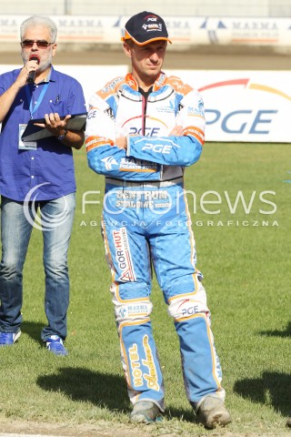  15.08.2013 RZESZOW ZUZEL SPEEDWAY ENEA EKSTRALIGA MECZ PGE MARMA RZESZOW - STELMET FALUBAZ ZIELONA GORA<br />N/Z RAFAL OKONIEWSKI SYLWETKA<br /> 