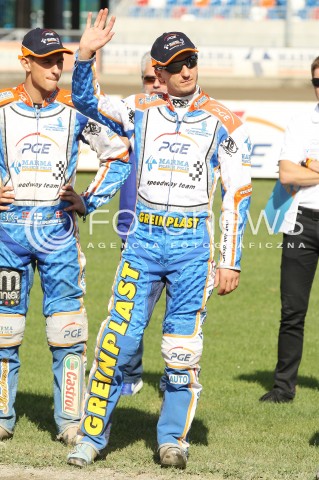  15.08.2013 RZESZOW ZUZEL SPEEDWAY ENEA EKSTRALIGA MECZ PGE MARMA RZESZOW - STELMET FALUBAZ ZIELONA GORA<br />N/Z GRZEGORZ WALASEK SYLWETKA<br /> 