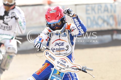  15.08.2013 RZESZOW ZUZEL SPEEDWAY ENEA EKSTRALIGA MECZ PGE MARMA RZESZOW - STELMET FALUBAZ ZIELONA GORA<br />N/Z NICKI PEDERSEN RADOSC EMOCJE<br /> 