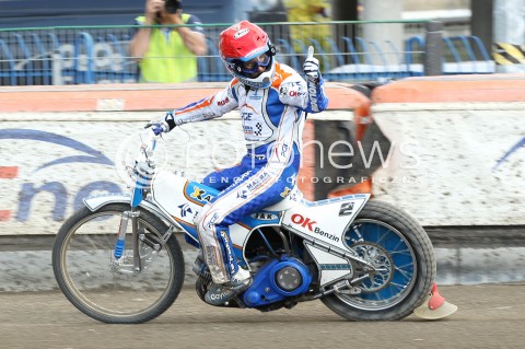  15.08.2013 RZESZOW ZUZEL SPEEDWAY ENEA EKSTRALIGA MECZ PGE MARMA RZESZOW - STELMET FALUBAZ ZIELONA GORA<br />N/Z NICKI PEDERSEN RADOSC<br /> 