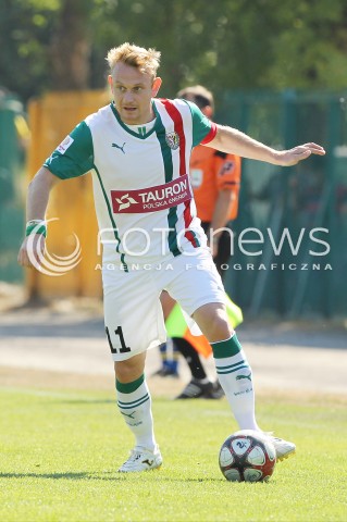  17.08.2013 STALOWA WOLA <br />PILKA NOZNA POLSKA PUCHAR POLSKI SEZON 2013/2014 FOOTBALL POLISH CUP SEASON 2013/2014 STAL STALOWA WOLA - SLASK WROCLAW<br />N/Z SEBASTIAN MILA SYLWETKA <br /> 