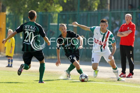  17.08.2013 STALOWA WOLA <br />PILKA NOZNA POLSKA PUCHAR POLSKI SEZON 2013/2014 FOOTBALL POLISH CUP SEASON 2013/2014 STAL STALOWA WOLA - SLASK WROCLAW<br />N/Z AMIR SPAHIC RADOSLAW MIKOLAJCZAK MATEUSZ ARGASINSKI STANISLAW LEVY TRENER ( HEAD COACH )<br /> 