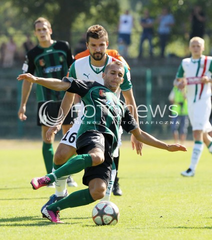  17.08.2013 STALOWA WOLA <br />PILKA NOZNA POLSKA PUCHAR POLSKI SEZON 2013/2014 FOOTBALL POLISH CUP SEASON 2013/2014 STAL STALOWA WOLA - SLASK WROCLAW<br />N/Z DALIBOR STEVANOVIC RADOSLAW MIKOLAJCZAK<br /> 