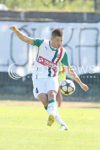  17.08.2013 STALOWA WOLA <br />PILKA NOZNA POLSKA PUCHAR POLSKI SEZON 2013/2014 FOOTBALL POLISH CUP SEASON 2013/2014 STAL STALOWA WOLA - SLASK WROCLAW<br />N/Z AMIR SPAHIC SYLWETKA <br /> 