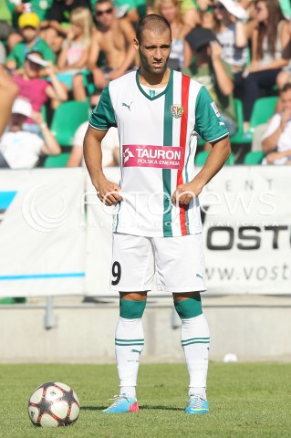  17.08.2013 STALOWA WOLA <br />PILKA NOZNA POLSKA PUCHAR POLSKI SEZON 2013/2014 FOOTBALL POLISH CUP SEASON 2013/2014 STAL STALOWA WOLA - SLASK WROCLAW<br />N/Z MARCO PAIXAO  SYLWETKA <br /> 