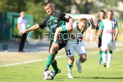  17.08.2013 STALOWA WOLA <br />PILKA NOZNA POLSKA PUCHAR POLSKI SEZON 2013/2014 FOOTBALL POLISH CUP SEASON 2013/2014 STAL STALOWA WOLA - SLASK WROCLAW<br />N/Z SEBASTIAN MILA MATEUSZ KANTOR <br /> 