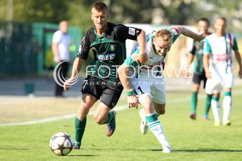  17.08.2013 STALOWA WOLA <br />PILKA NOZNA POLSKA PUCHAR POLSKI SEZON 2013/2014 FOOTBALL POLISH CUP SEASON 2013/2014 STAL STALOWA WOLA - SLASK WROCLAW<br />N/Z SEBASTIAN MILA MATEUSZ KANTOR <br /> 