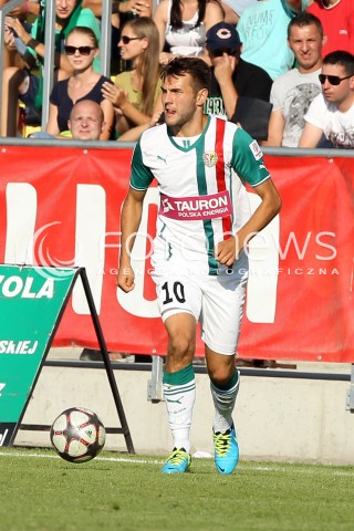  17.08.2013 STALOWA WOLA <br />PILKA NOZNA POLSKA PUCHAR POLSKI SEZON 2013/2014 FOOTBALL POLISH CUP SEASON 2013/2014 STAL STALOWA WOLA - SLASK WROCLAW<br />N/Z MATEUSZ CETNARSKI SYLWETKA <br /> 