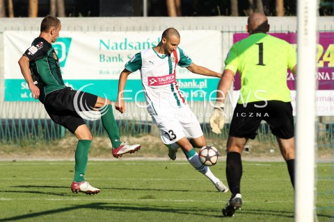  17.08.2013 STALOWA WOLA <br />PILKA NOZNA POLSKA PUCHAR POLSKI SEZON 2013/2014 FOOTBALL POLISH CUP SEASON 2013/2014 STAL STALOWA WOLA - SLASK WROCLAW<br />N/Z JAKUB WIEZIK MICHAL CZARNY TOMASZ WIETECHA <br /> 