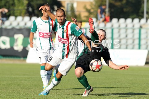  17.08.2013 STALOWA WOLA <br />PILKA NOZNA POLSKA PUCHAR POLSKI SEZON 2013/2014 FOOTBALL POLISH CUP SEASON 2013/2014 STAL STALOWA WOLA - SLASK WROCLAW<br />N/Z MARCO PAIXAO ARTUR CEBULA <br /> 