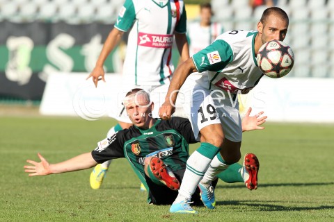  17.08.2013 STALOWA WOLA <br />PILKA NOZNA POLSKA PUCHAR POLSKI SEZON 2013/2014 FOOTBALL POLISH CUP SEASON 2013/2014 STAL STALOWA WOLA - SLASK WROCLAW<br />N/Z MARCO PAIXAO ARTUR CEBULA <br /> 
