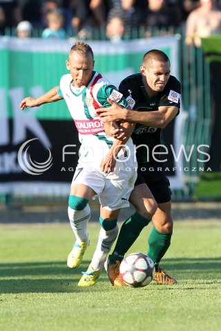  17.08.2013 STALOWA WOLA <br />PILKA NOZNA POLSKA PUCHAR POLSKI SEZON 2013/2014 FOOTBALL POLISH CUP SEASON 2013/2014 STAL STALOWA WOLA - SLASK WROCLAW<br />N/Z SEBINO PLAKU WOJCIECH REIMAN <br /> 