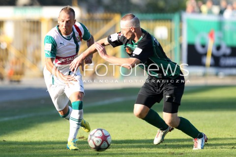  17.08.2013 STALOWA WOLA <br />PILKA NOZNA POLSKA PUCHAR POLSKI SEZON 2013/2014 FOOTBALL POLISH CUP SEASON 2013/2014 STAL STALOWA WOLA - SLASK WROCLAW<br />N/Z SEBINO PLAKU ARTUR CEBULA <br /> 