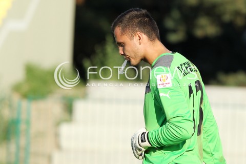  17.08.2013 STALOWA WOLA <br />PILKA NOZNA POLSKA PUCHAR POLSKI SEZON 2013/2014 FOOTBALL POLISH CUP SEASON 2013/2014 STAL STALOWA WOLA - SLASK WROCLAW<br />N/Z RAFAL GIKIEWICZ SYLWETKA <br /> 