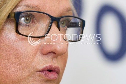  20.08.2013 RZESZOW <br />KONFERENCJA PRASOWA SOLIDARNEJ POLSKI W ZWIAZKU Z UZUPELNIAJACYMI WYBORAMI DO SENATU NA PODKARPACIU. NA KONFERENCJI POJAWILA SIE POSEL BEATA KEMPA PROMUJACA KANDYDATURE KAZIMIERZA ZIOBRO. <br />N/Z BEATA KEMPA <br /> 