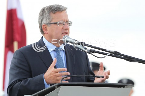  24.08.2013 RADOM <br />MIEDZYNARODOWE POKAZY LOTNICZE W RADOMIU<br />RADOM AIRSHOW 2013<br />N/Z BRONISLAW KOMOROWSKI PREZYDENT RP<br /> 
