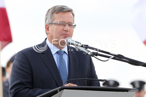  24.08.2013 RADOM <br />MIEDZYNARODOWE POKAZY LOTNICZE W RADOMIU<br />RADOM AIRSHOW 2013<br />N/Z BRONISLAW KOMOROWSKI PREZYDENT RP<br /> 