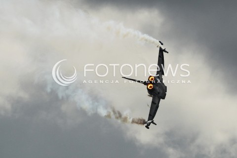  24.08.2013 RADOM <br />MIEDZYNARODOWE POKAZY LOTNICZE W RADOMIU<br />RADOM AIRSHOW 2013<br />N/Z WLOSKI SAMOLOT EUROFIGHTER TYPHOON<br /> 