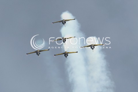  24.08.2013 RADOM <br />MIEDZYNARODOWE POKAZY LOTNICZE W RADOMIU<br />RADOM AIRSHOW 2013<br />N/Z LOTEWSKI ZESPOL AKROBACYJNY BALTIC BEES SAMOLOT L-39 L39 ALBATROS<br /> 