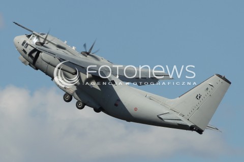  25.08.2013 RADOM <br />MIEDZYNARODOWE POKAZY LOTNICZE W RADOMIU RADOM AIRSHOW 2013 <br />N/Z SAMOLOT TRANSPORTOWY ALENIA C-27 SPARTAN<br /> 