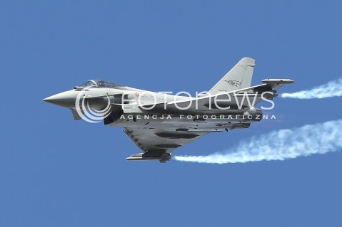  25.08.2013 RADOM <br />MIEDZYNARODOWE POKAZY LOTNICZE W RADOMIU RADOM AIRSHOW 2013 <br />N/Z SAMOLOT EUROFIGHTER TYPHOON <br /> 