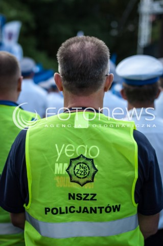  27.08.2013 PROTEST POLICJI PRZECIW OBNIZKOM WYNAGRODZEN  