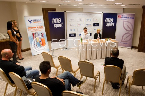  29.08.2013 RZESZOW<br />KONFERENCJA PRASOWA FIRMY ONE SPORT I PGE MARMA RZESZOW DOTYCZACA IV RUNDY INDYWIDUALNYCH MISTRZOSTW EUROPY - SPEEDWAY EUROPEAN CHAMPIONSHIPS, KTORE ODBEDA SIE W RZESZOWIE <br />N/Z KONFERENCJA PRASOWA<br /> 