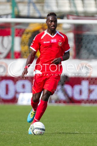  31.08.2013 LODZ PILKA NOZNA T-MOBILE EKSTRAKLASA SEZON 2013/2014 FOOTBALL POLISH EKSTRAKLASA SEASON WIDZEW LODZ -JAGIELLONIA BIALYSTOK N/Z KEVIN LAFRANCE SYLWETKA   