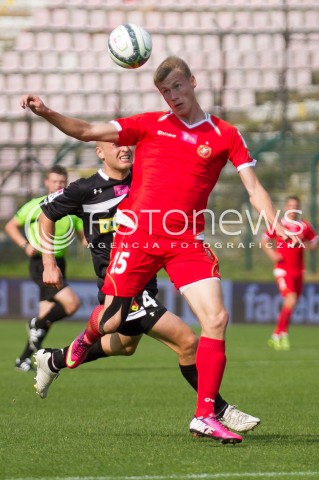  31.08.2013 LODZ PILKA NOZNA T-MOBILE EKSTRAKLASA SEZON 2013/2014 FOOTBALL POLISH EKSTRAKLASA SEASON WIDZEW LODZ -JAGIELLONIA BIALYSTOK N/Z EDUARDS VISNAKOVS  