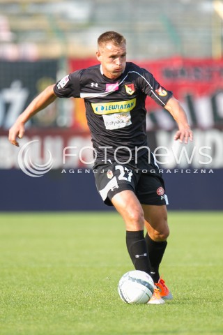  31.08.2013 LODZ PILKA NOZNA T-MOBILE EKSTRAKLASA SEZON 2013/2014 FOOTBALL POLISH EKSTRAKLASA SEASON WIDZEW LODZ -JAGIELLONIA BIALYSTOK N/Z MATEUSZ PIATKOWSKI SYLWETKA  