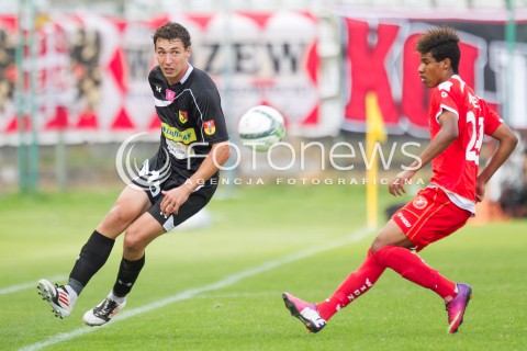  31.08.2013 LODZ PILKA NOZNA T-MOBILE EKSTRAKLASA SEZON 2013/2014 FOOTBALL POLISH EKSTRAKLASA SEASON WIDZEW LODZ -JAGIELLONIA BIALYSTOK N/Z ALEX BRUNO TOSIK JAKUB  