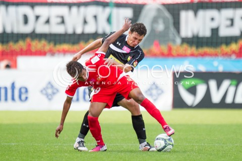  31.08.2013 LODZ PILKA NOZNA T-MOBILE EKSTRAKLASA SEZON 2013/2014 FOOTBALL POLISH EKSTRAKLASA SEASON WIDZEW LODZ -JAGIELLONIA BIALYSTOK N/Z ALEX BRUNO TOSIK JAKUB  
