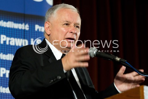 Prezes PiS Jarosław Kaczyński w Sędziszowie Małopolskim