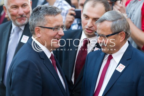  06.09.2013 ODRZYKON<br />PREZYDENT RP BRONISLAW KOMOROWSKI Z WIZYTA NA PODKARPACIU.<br />WIZYTA NA ZAMKU W ODRZYKONIU W PRZEDEDNIU NARODOWEGO CZYTANIA UTWOROW ALEKSANDRA FREDRY.<br />N/Z BRONISLAW KOMOROWSKI<br /> 