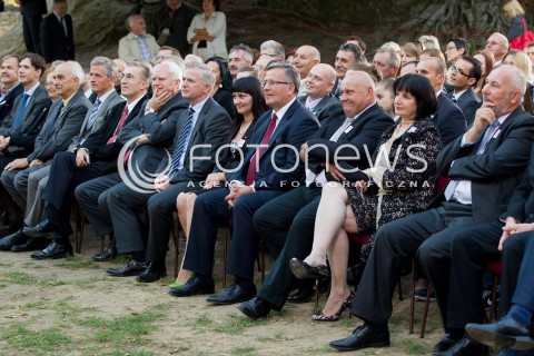  06.09.2013 ODRZYKON<br />PREZYDENT RP BRONISLAW KOMOROWSKI Z WIZYTA NA PODKARPACIU.<br />WIZYTA NA ZAMKU W ODRZYKONIU W PRZEDEDNIU NARODOWEGO CZYTANIA UTWOROW ALEKSANDRA FREDRY.<br />N/Z BRONISLAW KOMOROWSKI<br /> 