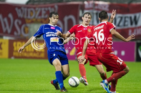  13.09.2013 LODZ PILKA NOZNA T-MOBILE EKSTRAKLASA SEZON 2013/2014 FOOTBALL POLISH EKSTRAKLASA SEASON WIDZEW LODZ - PODBESKIDZIE BIELSKO-BIALA N/Z POVILAS LEIMONAS RUDOLF URBAN   
