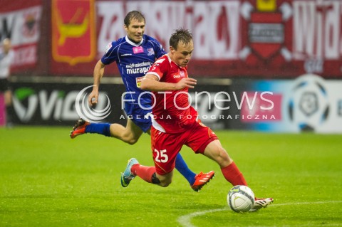  13.09.2013 LODZ PILKA NOZNA T-MOBILE EKSTRAKLASA SEZON 2013/2014 FOOTBALL POLISH EKSTRAKLASA SEASON WIDZEW LODZ - PODBESKIDZIE BIELSKO-BIALA N/Z ALEKSEJS VISNAKOVS   