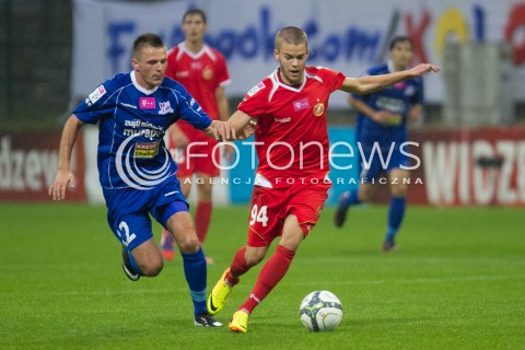  13.09.2013 LODZ PILKA NOZNA T-MOBILE EKSTRAKLASA SEZON 2013/2014 FOOTBALL POLISH EKSTRAKLASA SEASON WIDZEW LODZ - PODBESKIDZIE BIELSKO-BIALA N/Z MARCIN WODECKI VELJKO BARTOVIC   