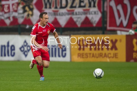  13.09.2013 LODZ PILKA NOZNA T-MOBILE EKSTRAKLASA SEZON 2013/2014 FOOTBALL POLISH EKSTRAKLASA SEASON WIDZEW LODZ - PODBESKIDZIE BIELSKO-BIALA N/Z ALEKSEJS VISNAKOVS SYLWETKA   