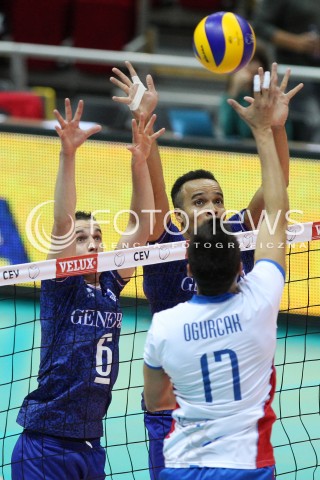  20.09.2013 GDANSK ERGO ARENA<br />SIATKOWKA MEZCZYZN<br />MISTRZOSTWA EUROPY W SIATKOWCE MEZCZYZN 2013 CEV VELUX<br />VOLLEYBALL EUROPEAN CHAMPIONSHIP MEN 2013 - FINAL ROUND <br />GRUPA B ( GROUP B )<br />FRANCJA - SLOWACJA ( FRANCE - SLOVIAKIA )<br />N/Z GERALD HARDY-DESSOURCES BENJAMIN TONIUTTI OGURCAK FRANTISEK <br /> 