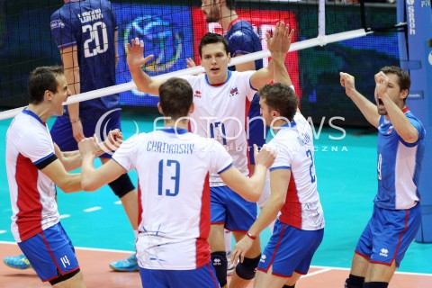  20.09.2013 GDANSK ERGO ARENA<br />SIATKOWKA MEZCZYZN<br />MISTRZOSTWA EUROPY W SIATKOWCE MEZCZYZN 2013 CEV VELUX<br />VOLLEYBALL EUROPEAN CHAMPIONSHIP MEN 2013 - FINAL ROUND <br />GRUPA B ( GROUP B )<br />FRANCJA - SLOWACJA ( FRANCE - SLOVIAKIA )<br />N/Z STEFAN JUNIOR CHRTIANSKY OGURCAK FRANTISEK MICHAL MASNY RADOSC EMOCJE <br /> 
