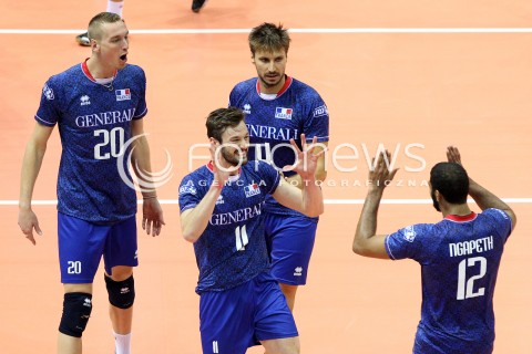  20.09.2013 GDANSK ERGO ARENA<br />SIATKOWKA MEZCZYZN<br />MISTRZOSTWA EUROPY W SIATKOWCE MEZCZYZN 2013 CEV VELUX<br />VOLLEYBALL EUROPEAN CHAMPIONSHIP MEN 2013 - FINAL ROUND <br />GRUPA B ( GROUP B )<br />FRANCJA - SLOWACJA ( FRANCE - SLOVIAKIA )<br />N/Z KEVIN LE ROUX JULIEN LYNEEL ANTONIN ROUZIER EARVIN NGAPETH RADOSC EMOCJE <br /> 